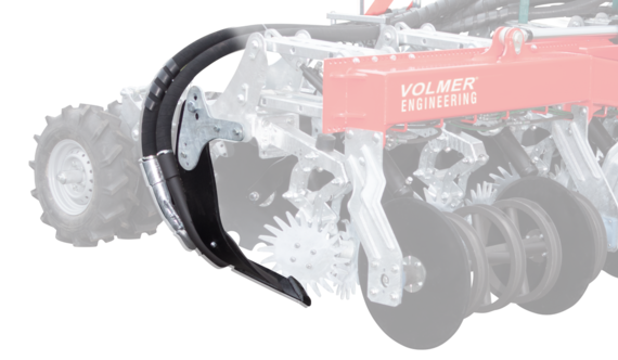 Volmer Engineering Culex Strip Till Einheit mit Parabelschar 